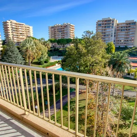 Appartement 2p Dernier Etage Vue Mer,piscine,tennis,wifi,plage Antibes